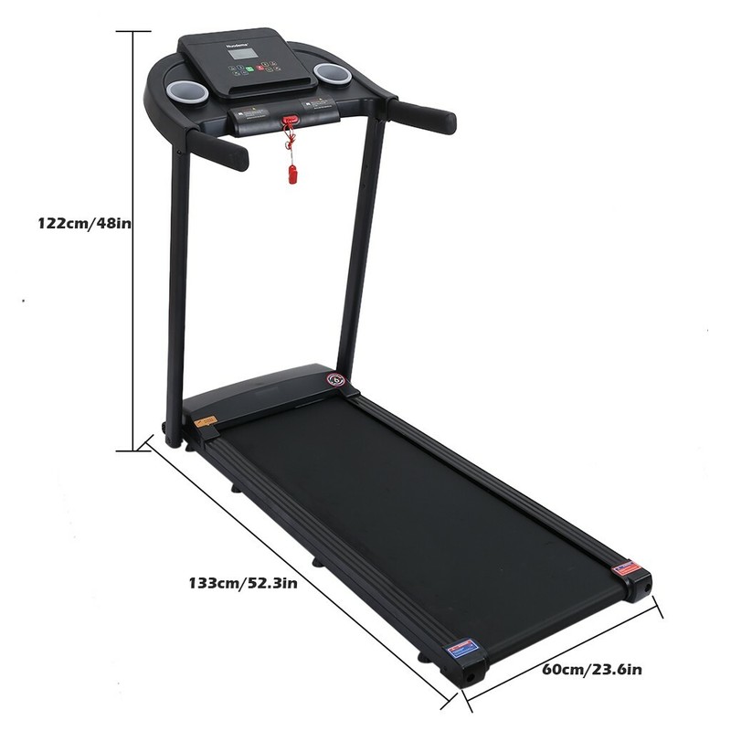 Small Folding Electric Treadmill 2.5HP High Power ...