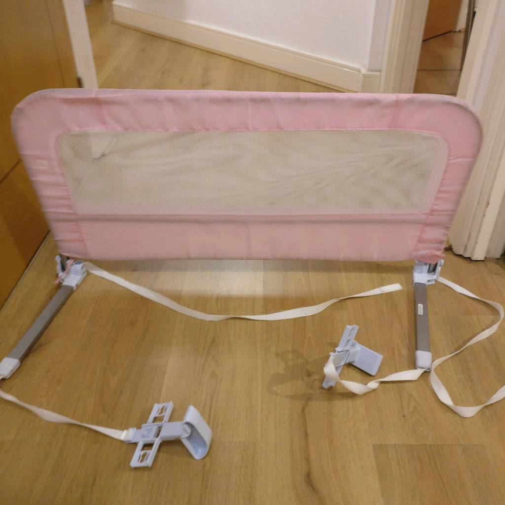 mothercare pink bed guard