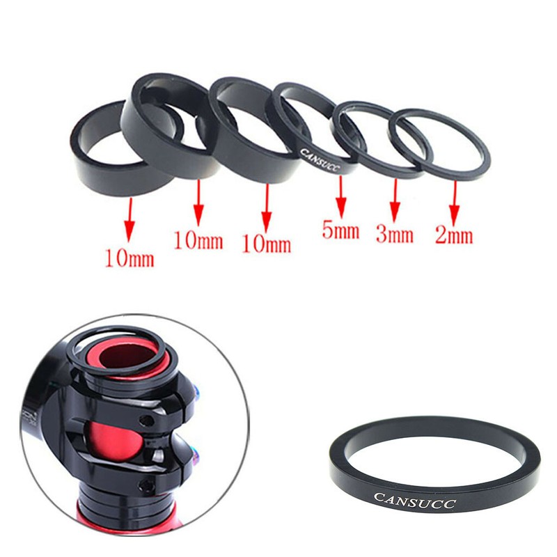 6X Bicycle Headset Washer MTB Road Bike Headset Washer Front
