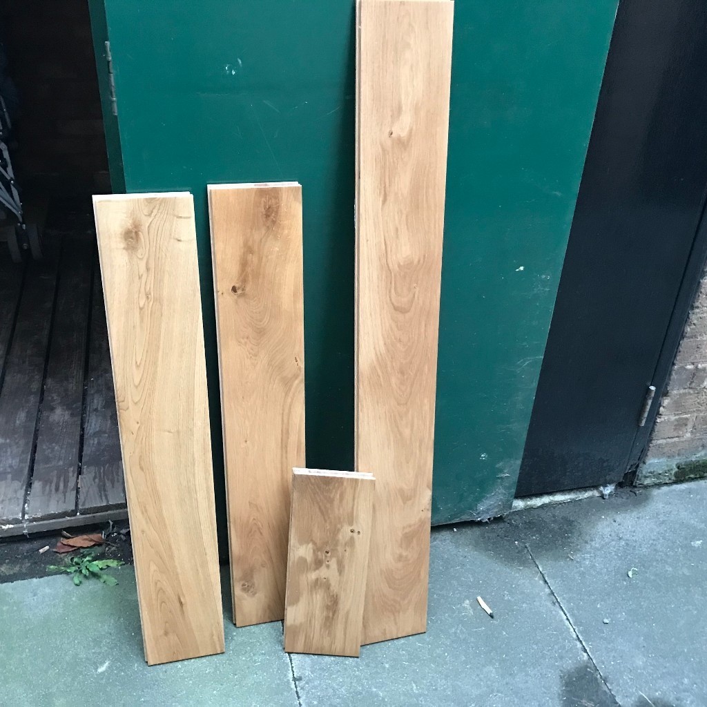 Reclaimed solid oak floor boards Light OAK in Canary Wharf, London