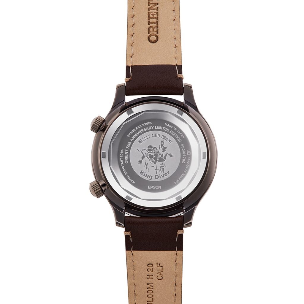 Pre-owned Orient Limited Edition Weekly Auto King Diver Day Date Ra-aa0d04g Jaguar Dial