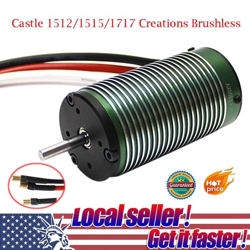 Castle 1512/1515/1717 Creation Brushless Motor For Traxxas E