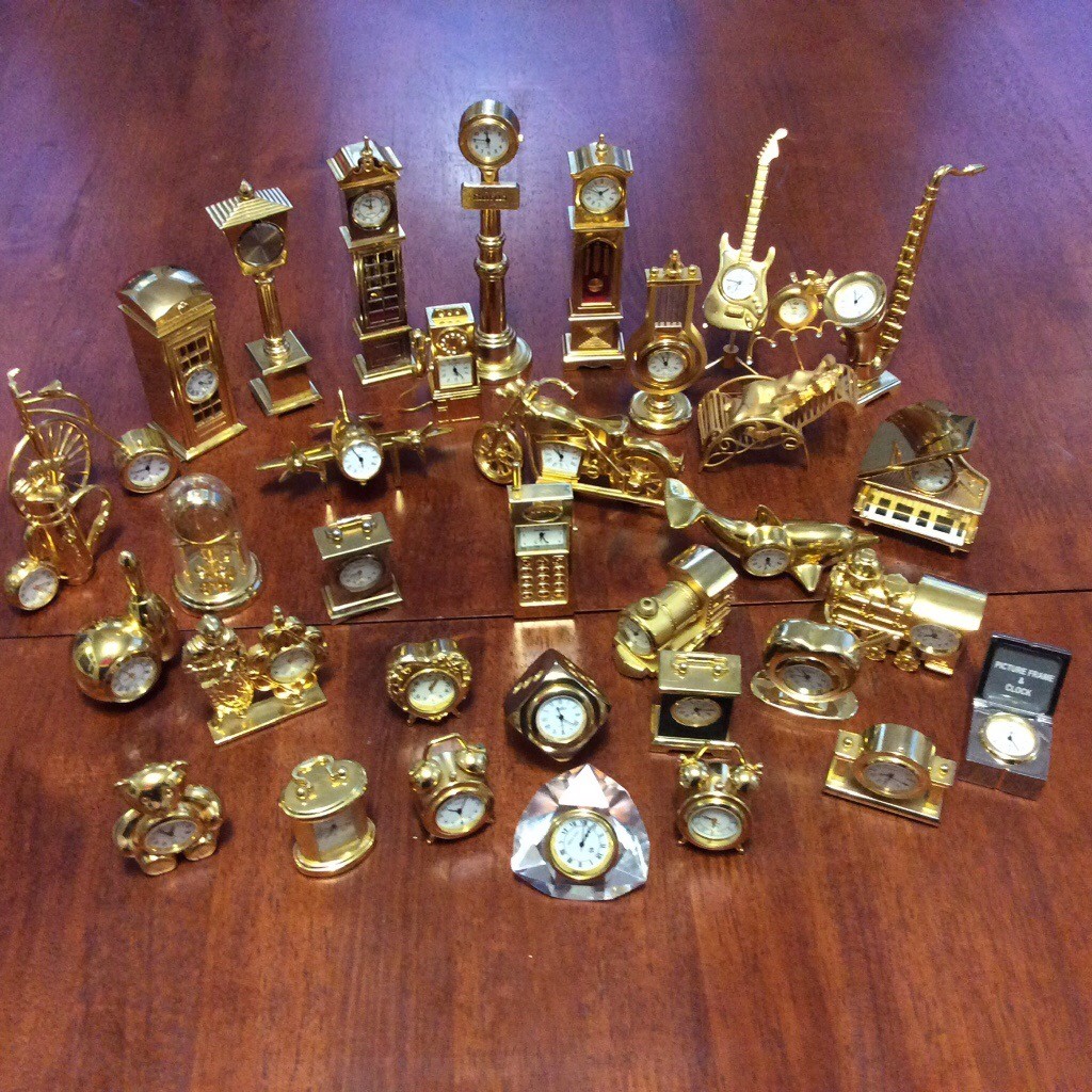 34 miniature brass clocks in Redcar, North Yorkshire Gumtree