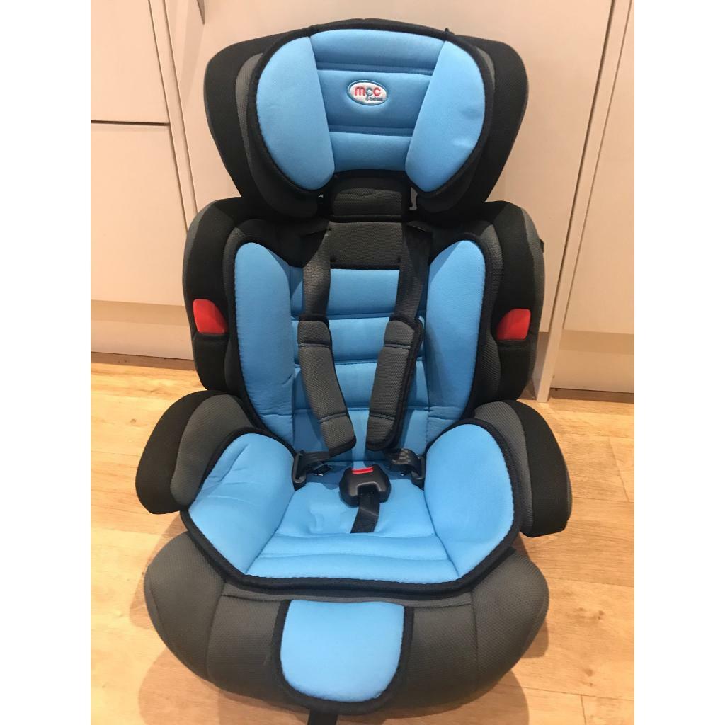 Mcc Blue 3in1 Convertible Baby Child Car Safety Booster Seat Group 1/2