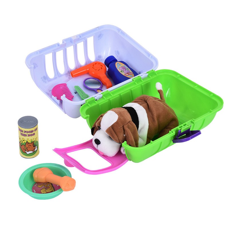 dog grooming toy set