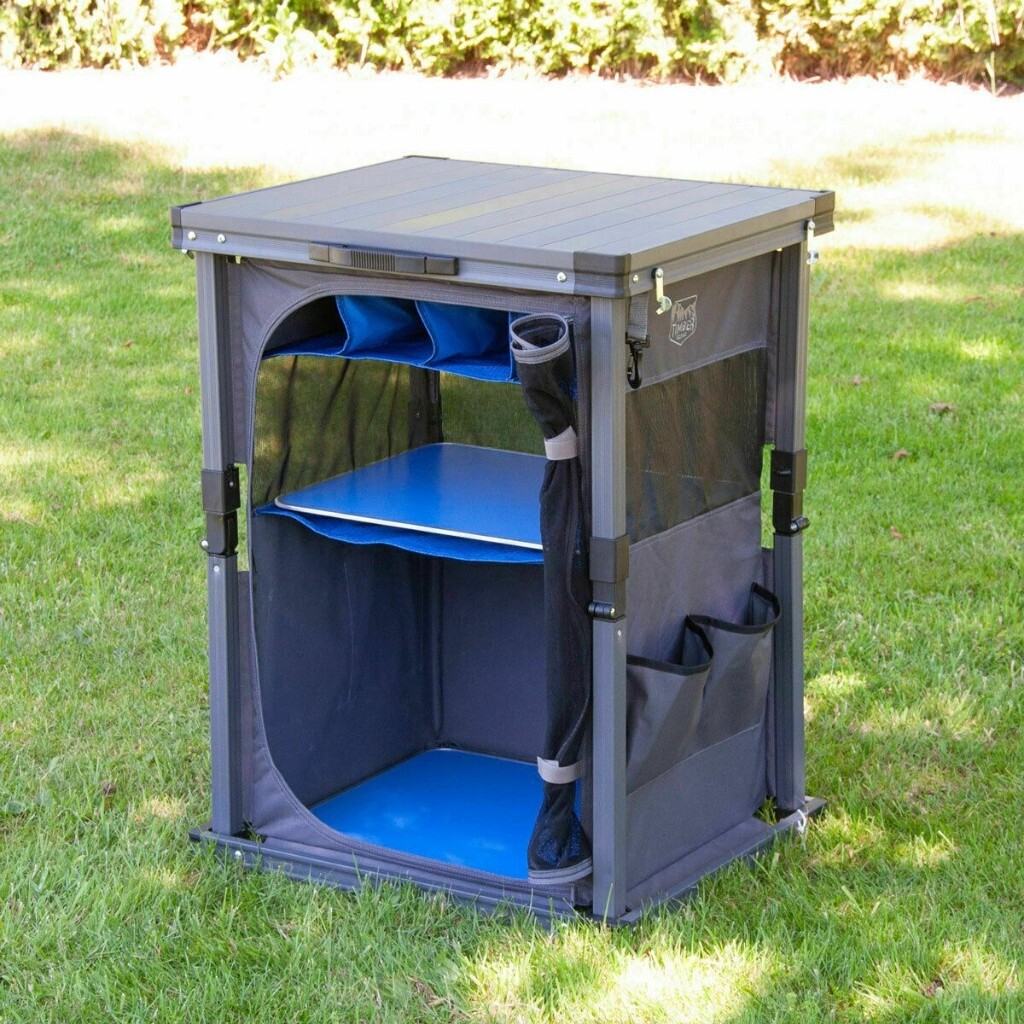 Camping Timber Ridge 25 inch (64cm) Portable Camp Pantry with Carry