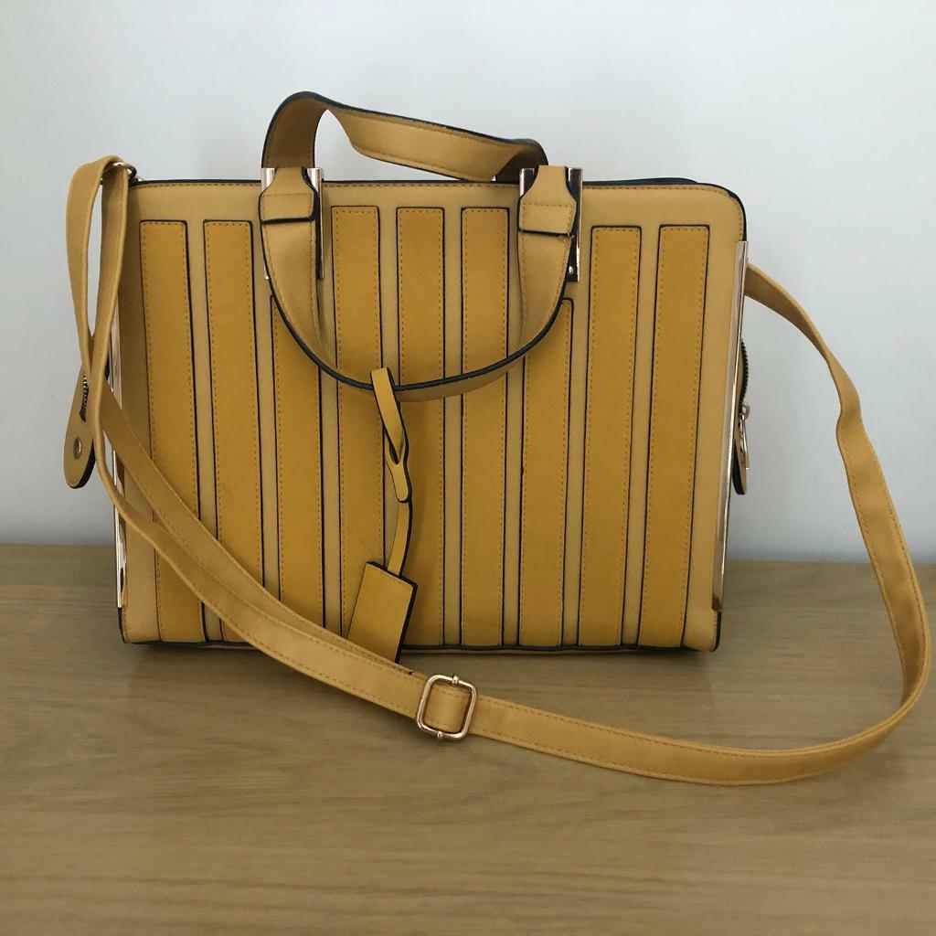 new look mustard handbag