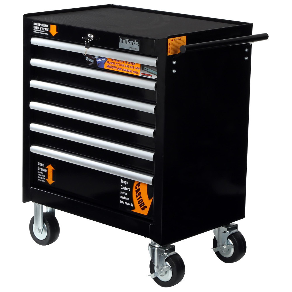 Brand New Halfords Industrial 6 Drawer Tool / FREE Local
