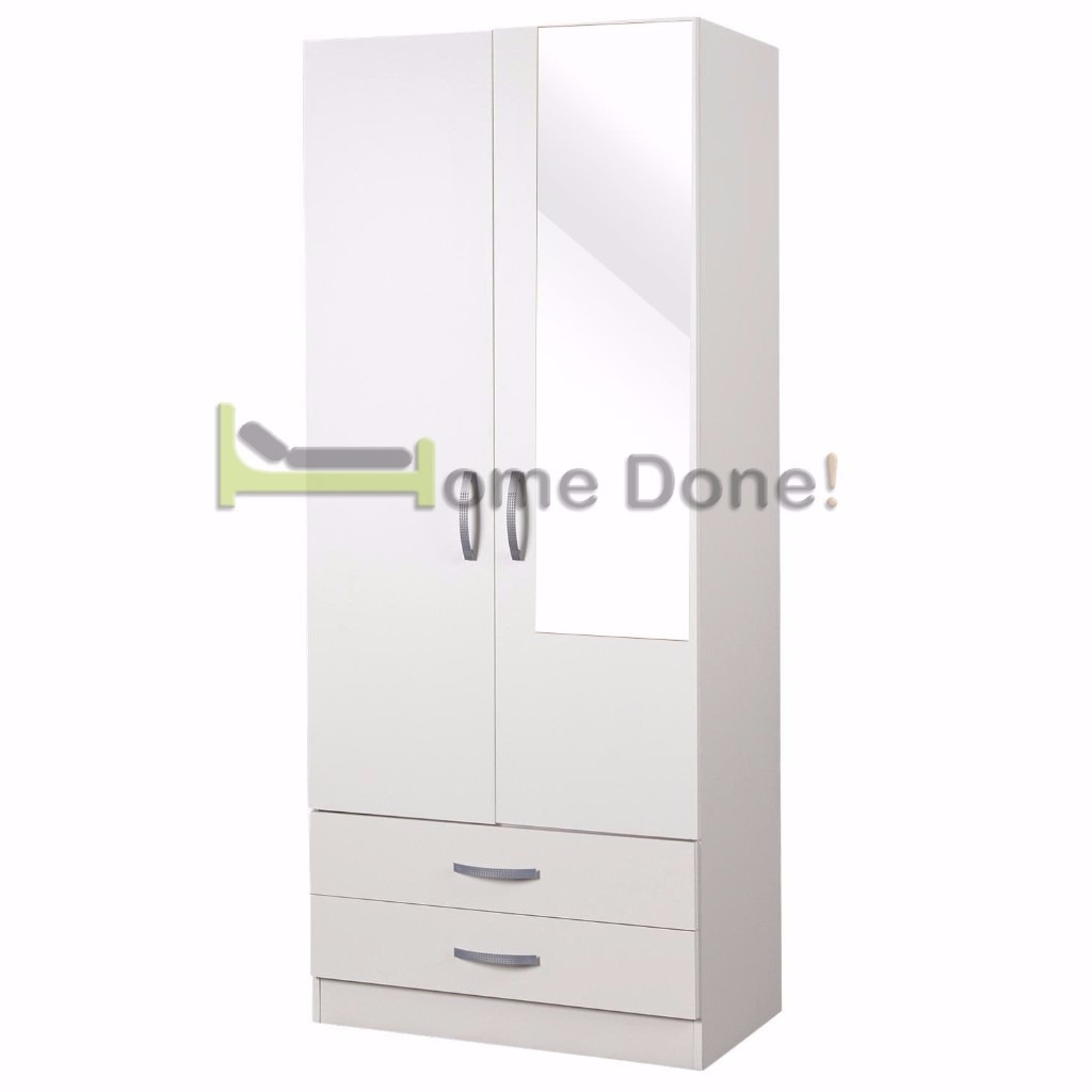 2 Door Fully Assembled Wardrobe