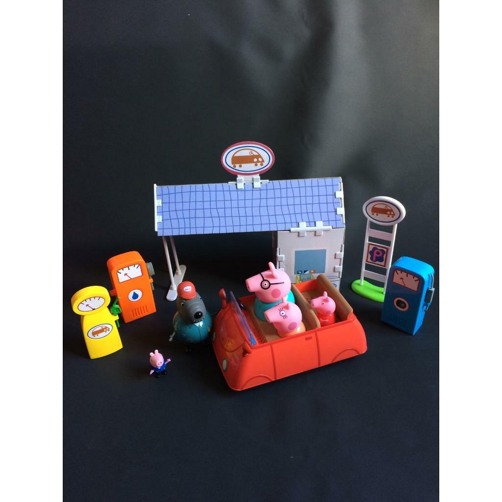 peppa pig grandad dog garage playset