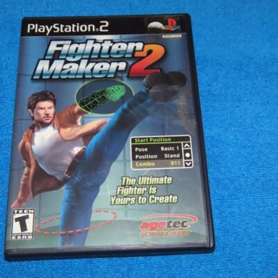 Fighter Maker 2 Playstation 2 Video Game - PS2 Complete