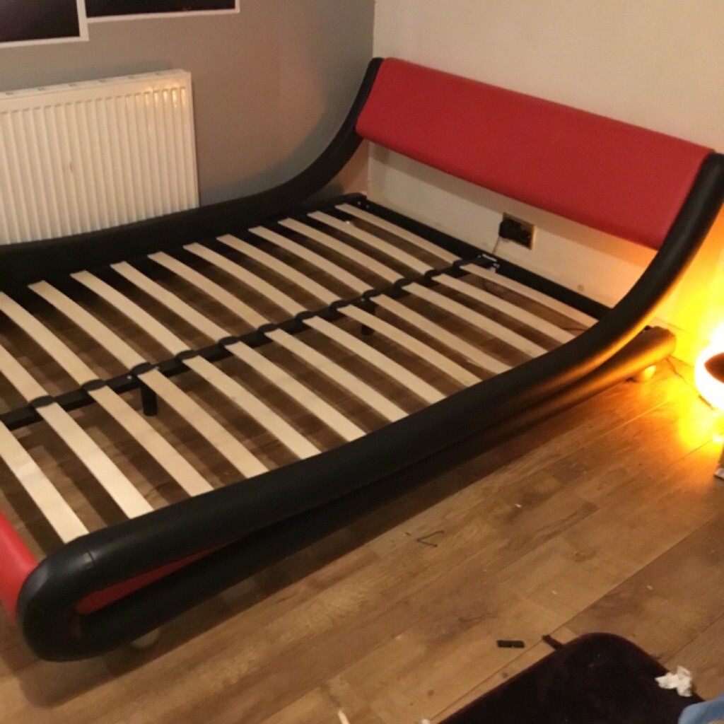 Modern Double Bed Frame (second hand). in Carlton, Nottinghamshire