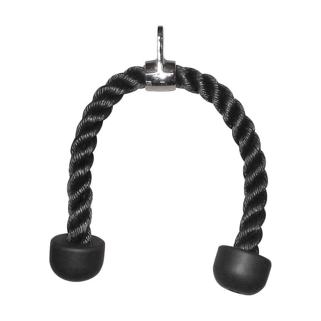 Tricep Rope Exercise Machine Attachment Press Down 22" Rope Length