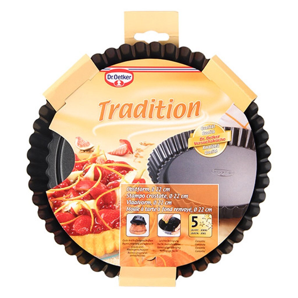 Dr Oetker Obstkuchen-Form Kuchen-Form Backform Tortenboden Antihaft-Beschichtung
