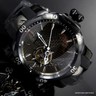 Pre-owned Invicta Marvel Black Panther Venom Automatic Open Heart Ed 52mm Watch