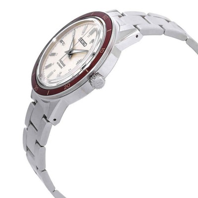 Pre-owned Seiko Presage Style60s White Dial Automatic Srph93 Srph93j1 Srph93j Men's Watch