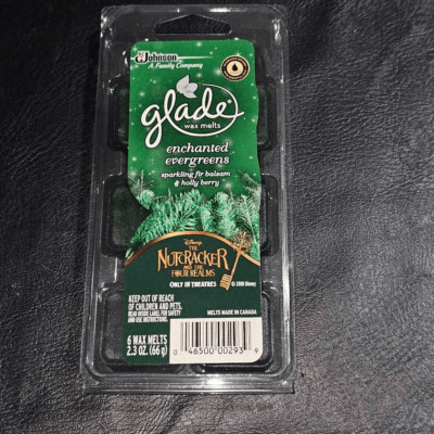 NIP Glade Enchanted Evergreens Wax Melts 6 Melts Disney Nutcracker