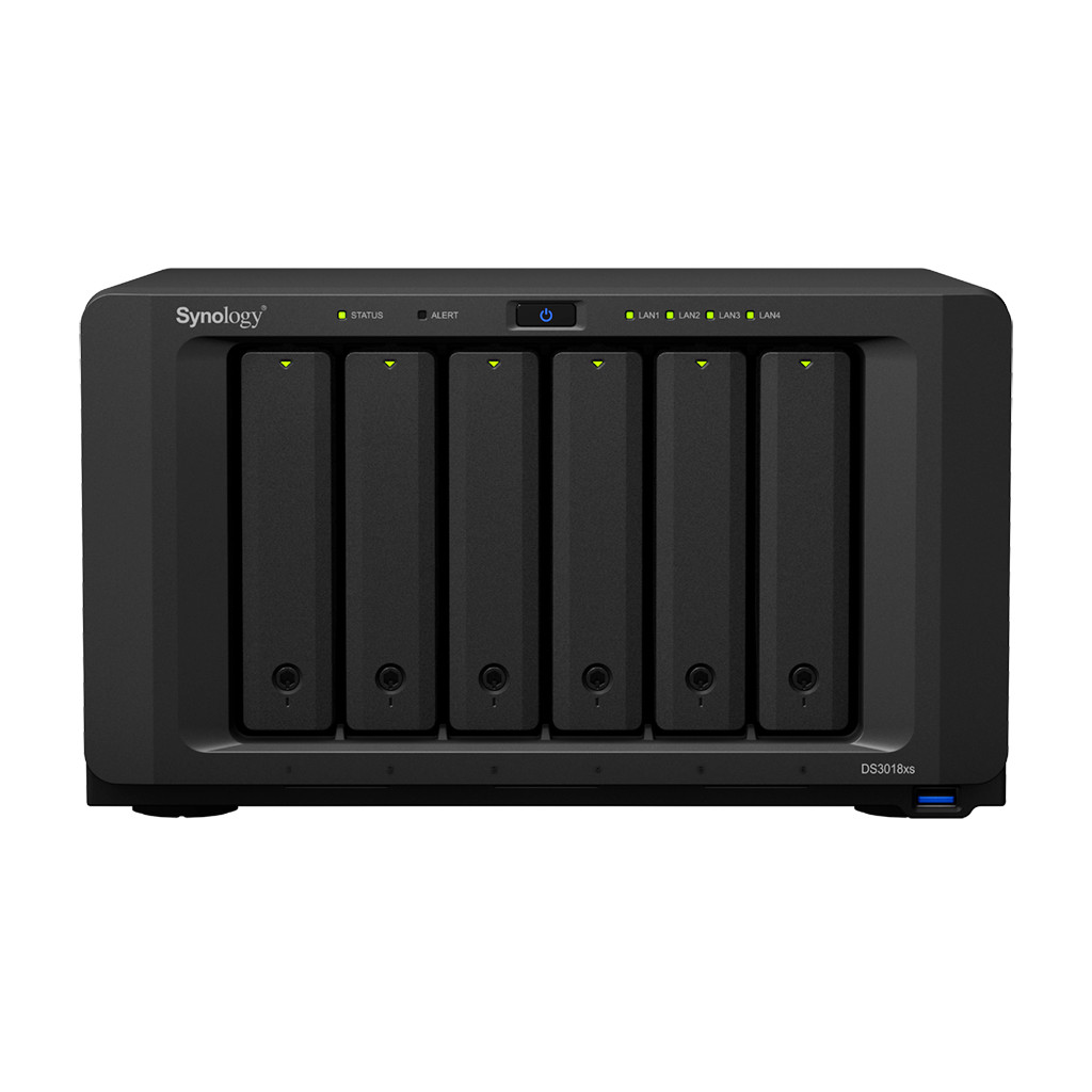 Synology DS3018xs DiskStation with 48TB (6 x 8TB) Western Digital NAS Drives