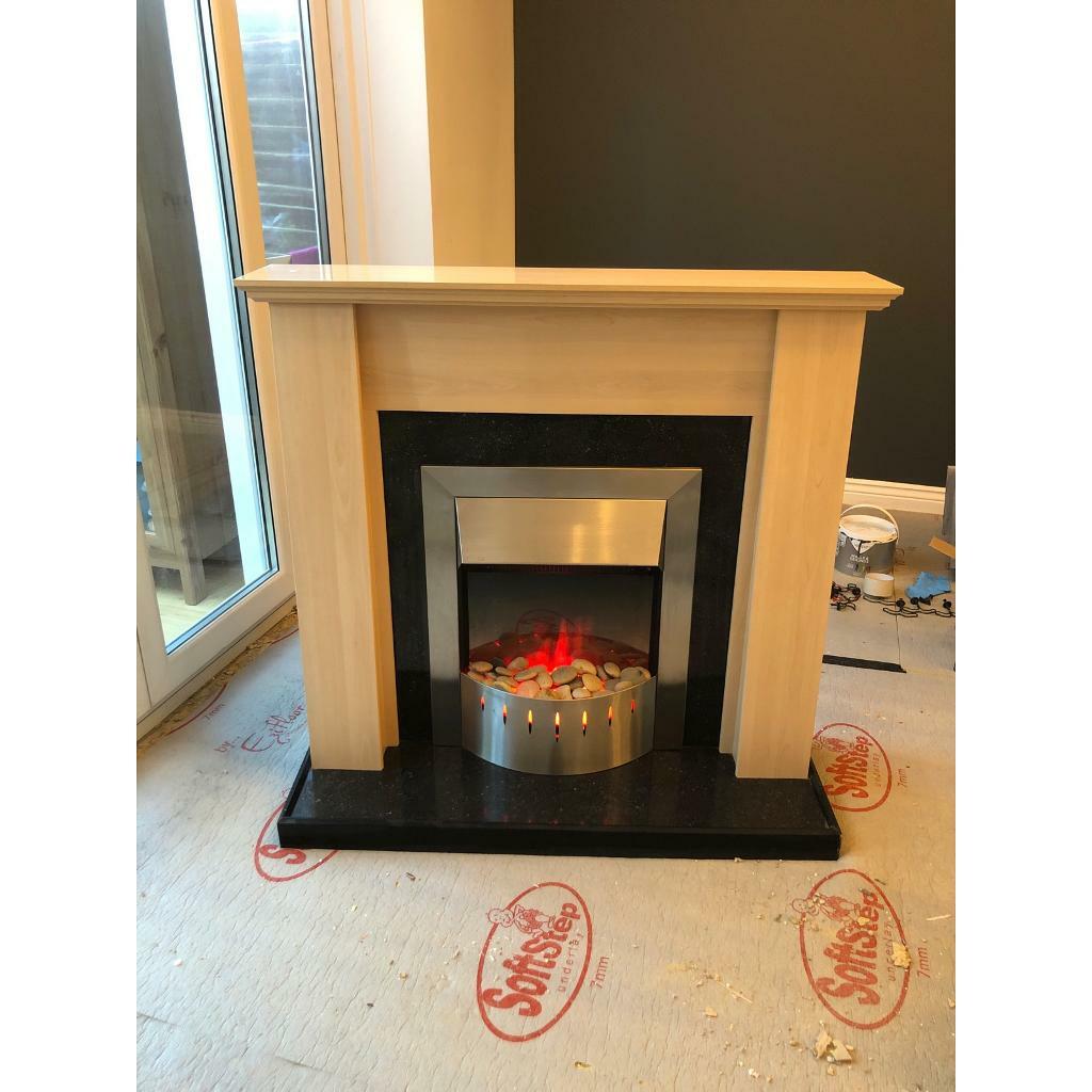 Dimplex Electric Fireplace with surround in Quedgeley