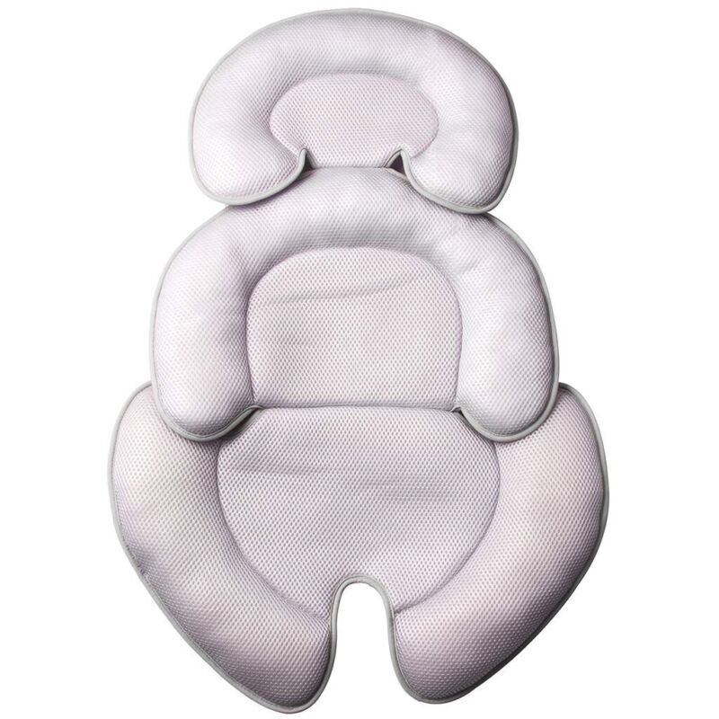 Baby Stroller Cushion, Soft Baby Stroller Liner Pram Head & Body Support Pillow