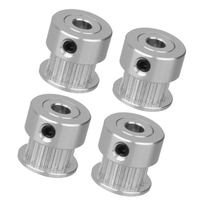 4 Stücke Riemenscheibe Zahnrad 3D-Druckmaterialien 3D Drucker Riemenscheibe