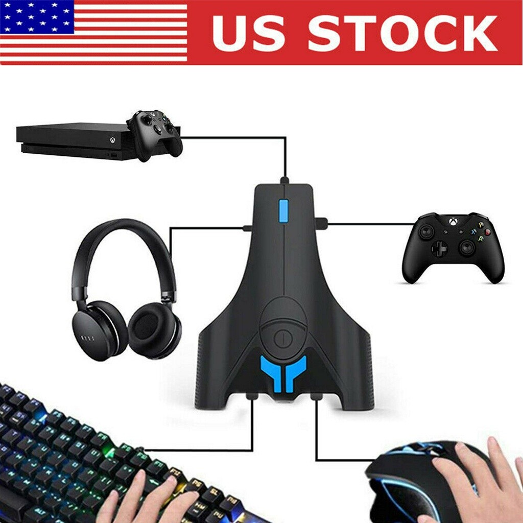 Headset Keyboard Mouse Adapter Controller Converter For Ps3 Ps4 Xbox One Switch Ebay
