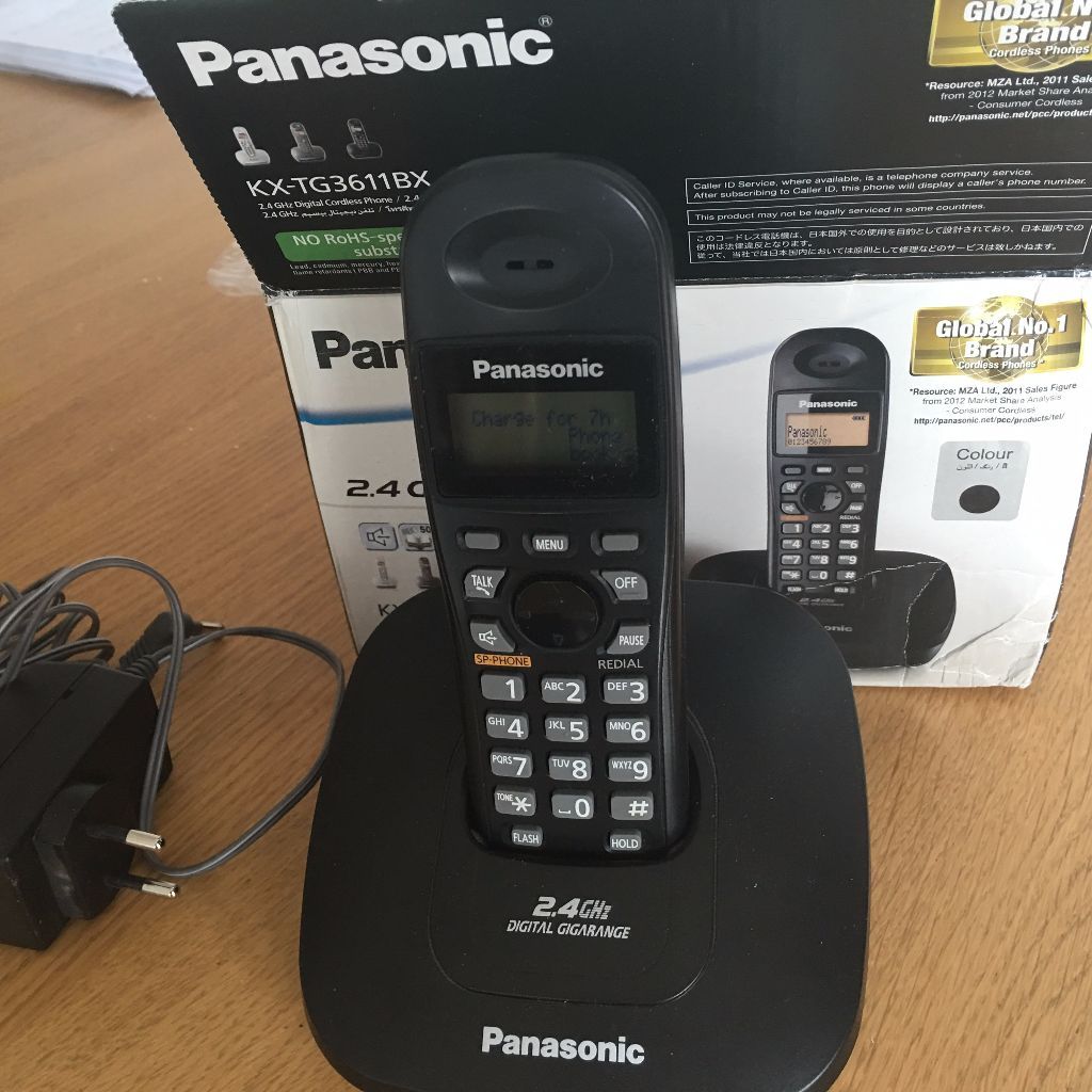 Panasonic KXTG3611BX Digital Cordless Phone (black) in Sheffield