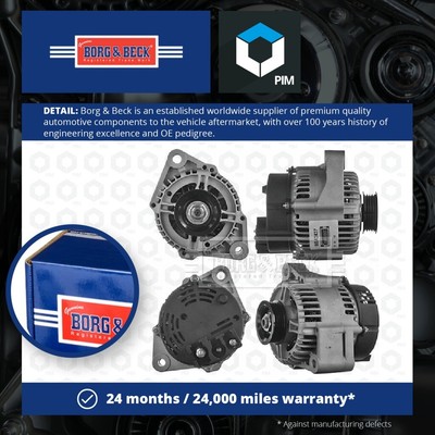 Alternator fits SMART CABRIO 7 03 to 04 M160.920 B&B 0002801V001 0003250V009 New