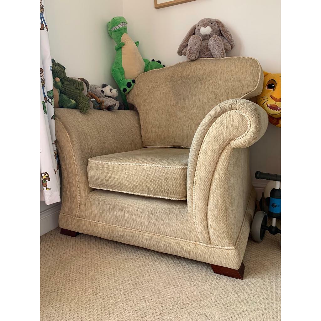 Beige armchair *free* in Sudbury, Suffolk Gumtree