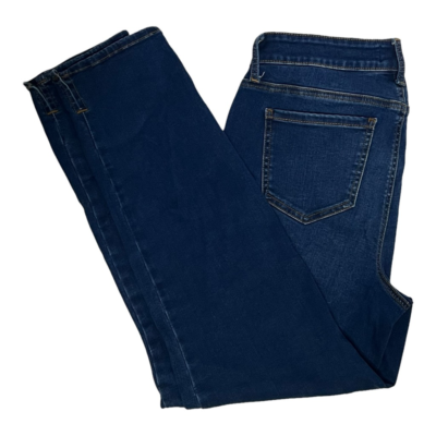 Curves 360 By NYDJ Womens Skinny Jeans Blue Stretch Dark Wash Pockets 4 Short