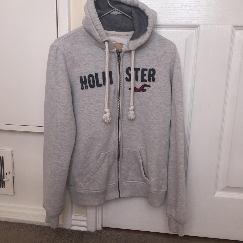 Grey Hollister Zip Up Hoodie in Hull, East Yorkshire Gumtree