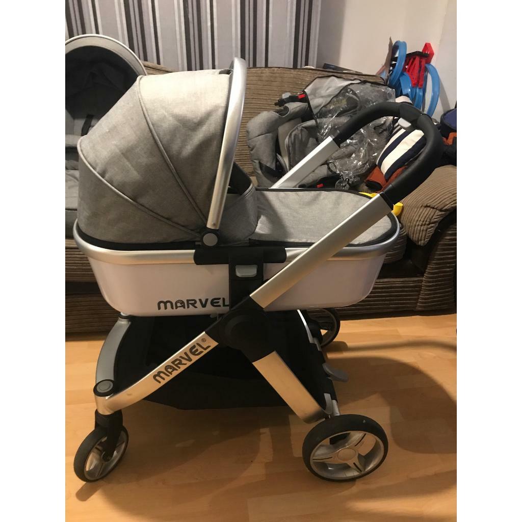 marvel 3 in 1 pram