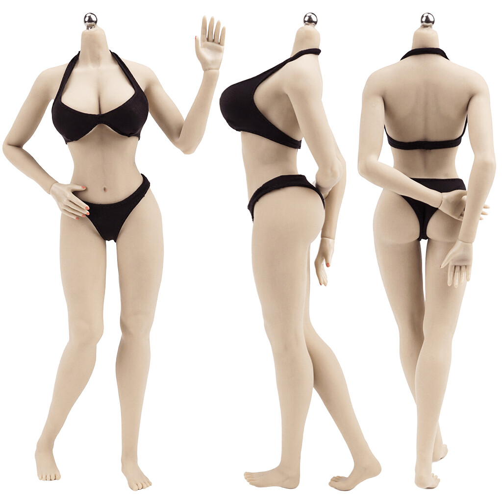 JIAOU DOLL 1/6 Seamless XXL Max Bust Female Body Figure 12'' for Phicen Hot Toys