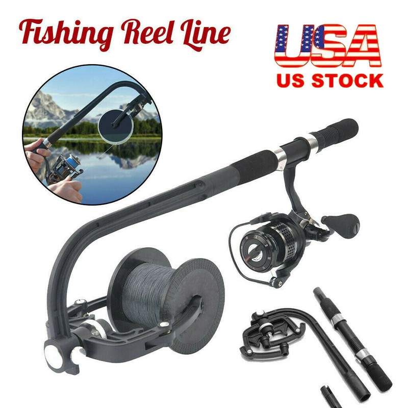 Fishing Line Spooler Reel Winder Line Spooling Station System Machine Protable
