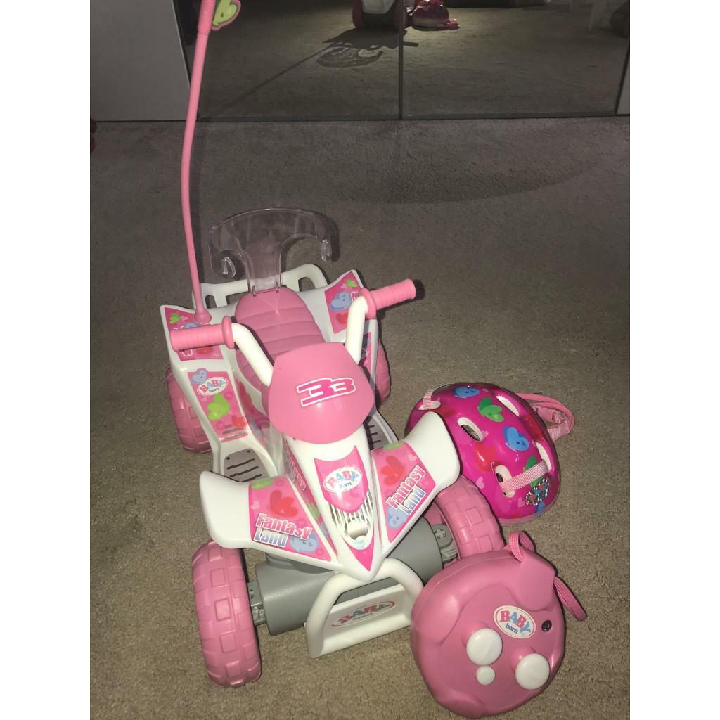 baby born remote control quad bike