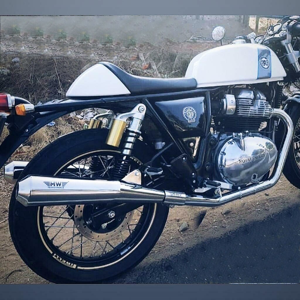 Moto Wings Performance Trident Exhaust For Royal Enfield Continental GT 650  