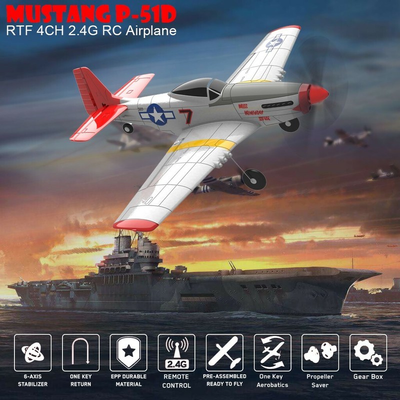 mini mustang rc plane