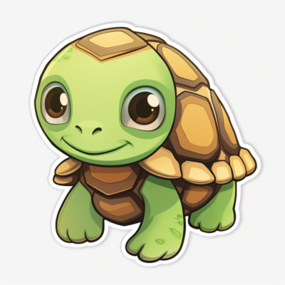 Autoaufkleber Sticker Niedlicher Schildkröten Aufkleber