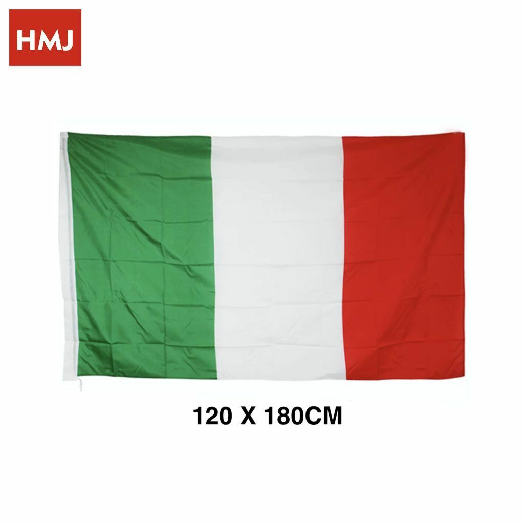 Bandiera Italia Italiana In Tessuto Misura 120x180cm hmj