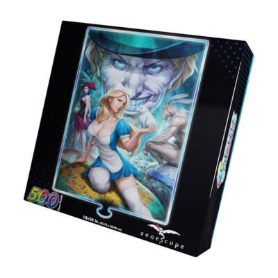 * Foil Jigsaw Puzzle Grimm Fairy Tales Alice in Wonderland