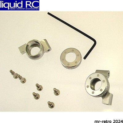 Hot Racing EXT2208 Silver Aluminum Rear Knuckles