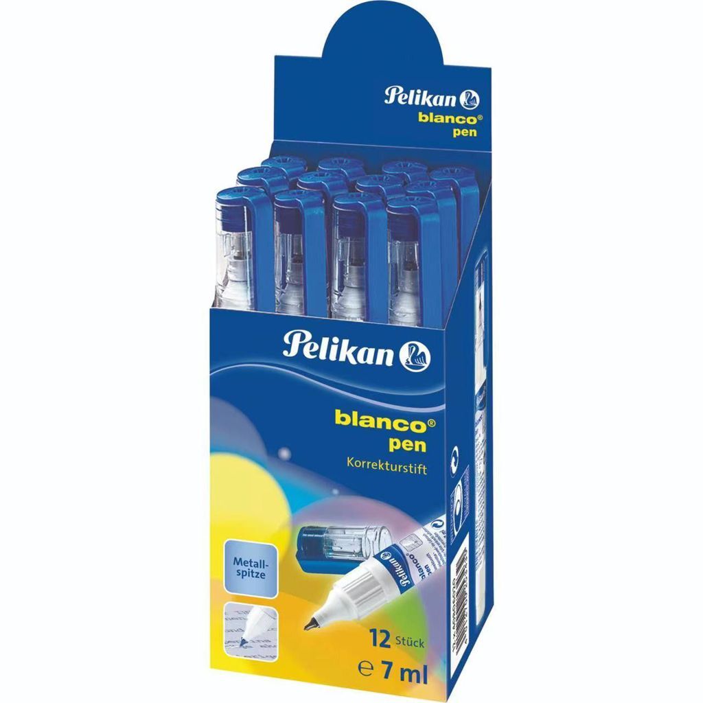 Set 12 Pezzi Correttore Blanco 7ml Bianco Penna Pelikan dfh