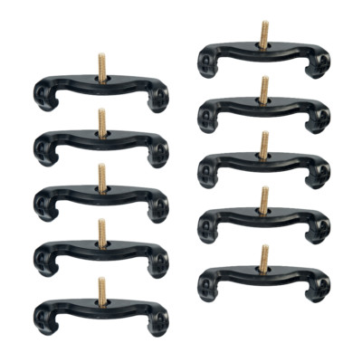 10 Pcs of Set Metal Screw Violin Shoulder Rest Musical Instrument Parts