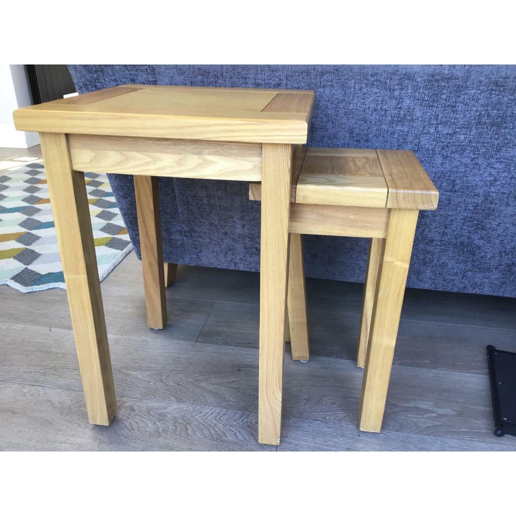 Oak Nest of Tables in Fairmilehead, Edinburgh Gumtree