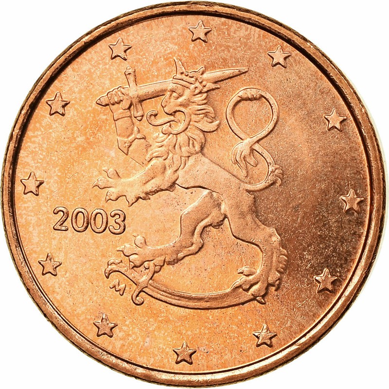 [#722633] Finlande, Euro Cent, 2003, Ttb, Copper Plated Steel, Km:98