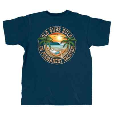 OLD GUYS RULE  t shirt hammock vacation OG2092