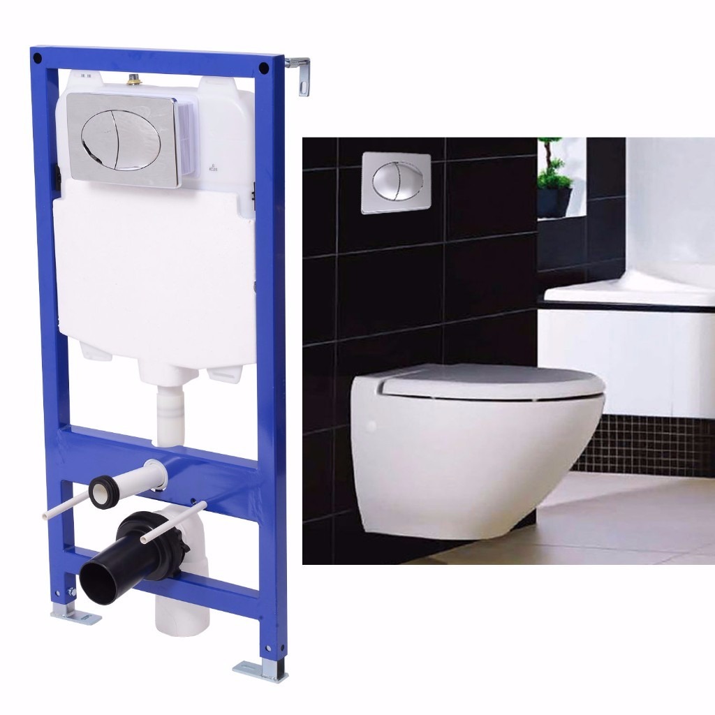 Brand New in Box. Cistern Concealed Frame Bathroom WC Flush Wall Hung