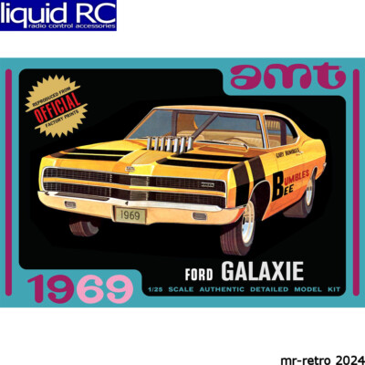 AMT 1373 1/25 1969 F0RD Galaxie Hardtop Plastic Model Kit
