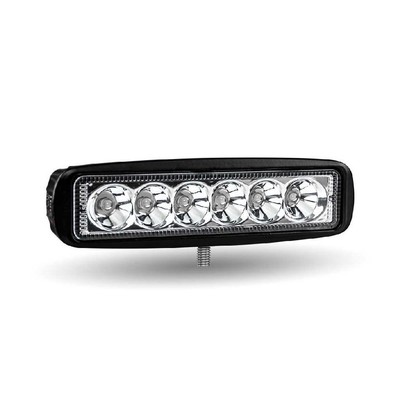 Single Row STELlar Series Epistar LED Work Lamp - Spot Beam - (6 Diodes) 900