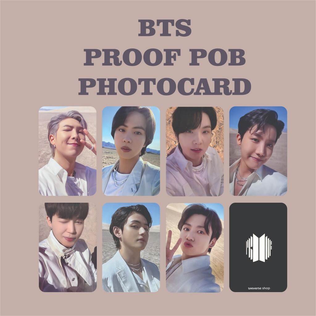 BTS PROOF WEVERSE POB PRE ORDER BENEFITS PC OFFICIAL